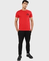Shop Men's Bold Red Minions Deploy Graphic Printed T-shirt-Full