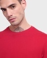 Shop Men's Red Oversized Plus Size T-shirt