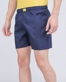 Shop Pack of 2 Men's Blue Boxers-Design