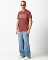 Shop Men's Brick Red Magar Much Graphic Printed T-shirt-Full