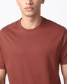Shop Men's Brick Red T-shirt