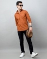 Shop Men's Brown Slim Fit Shirt-Full