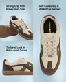 Shop Men's Brown Rippers Sienna Color Block Low-Top Sneakers-Full