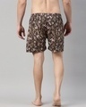 Shop Men's Brown All Over Floral Printed Cotton Boxers-Design