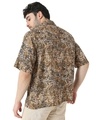 Shop Men's Brown All Over Leopard Printed Relaxed Fit Shirt-Design