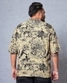 Shop Men's Brown All Over Printed Oversized Plus Size Shirt-Design