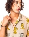 Shop Men's Brown All Over Printed Oversized Shirt