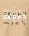 Shop Men's Brown Alpha Being Typography T-shirt