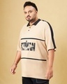 Shop Men's Brown Batman Graphic Printed Oversized Plus Size Polo T-shirt-Design