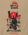 Shop Men's Brown Battle Scars Graphic Printed Boxy Fit Vest-Full