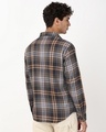Shop Men's Brown & Black Checked Shirt-Design