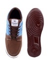 Shop Men's Brown & Blue Color Block Sneakers