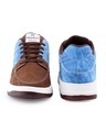 Shop Men's Brown & Blue Color Block Sneakers