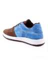 Shop Men's Brown & Blue Color Block Sneakers