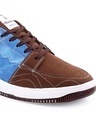 Shop Men's Brown & Blue Color Block Sneakers