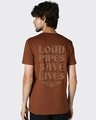 Shop Men's Brown Born To Ride Typography T-shirt-Design