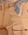 Shop Men's Brown Cargo Shorts-Full