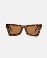 Shop Men's Brown Cateye Polarised Lens Sunglasses-Design