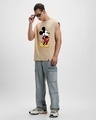 Shop Men's Brown Classic Mickey Graphic Printed Boxy Fit Vest-Full