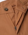 Shop Men's Brown Color Block Slim Fit Chinos