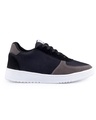 Shop Men's Brown Color Block Sneakers-Full