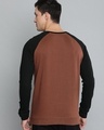 Shop Men's Brown Color Block Sweatshirt-Design