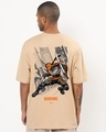 Shop Men's Brown Deathstroke Graphic Printed Oversized T-shirt-Design