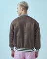 Shop Men's Brown Embroidered Oversized Jacket-Design