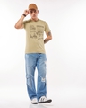 Shop Men's Brown Expedition Graphic Printed T-shirt-Full