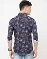 Shop Men's Brown Floral Printed Slim Fit Shirt-Full