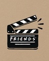 Shop Men's Brown Friends Clapboard Graphic Printed T-shirt
