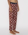 Shop Men's Brown Get Dunkin Printed Pyjamas-Design
