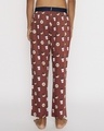 Shop Men's Brown Get Dunkin Printed Pyjamas-Full
