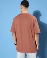 Shop Men's Brown Graphic Printed Oversized T-shirt