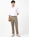 Shop Men's Brown Gurkha Pants-Full