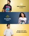 Shop Men's Brown Hindi Take Graphic Printed Oversized T-shirt