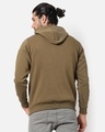 Shop Men's Brown Hooded Sweatshirt-Design