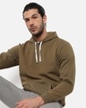 Shop Men's Brown Hooded Sweatshirt