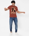 Shop Men's Brown I Wouldn't Trust Me Either Graphic Printed T-shirt-Full
