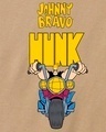 Shop Men's Brown Johnny Bravo Graphic Printed Boxy Fit Vest