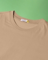 Shop Men's Brown Johnny Bravo Graphic Printed Oversized T-shirt