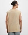 Shop Men's Brown Kung Fu Sounds Graphic Printed Boxy Fit Vest-Design