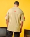 Shop Men's Brown Legendary Mickey Graphic Printed Oversized T-shirt-Design