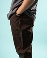 Shop Men's Brown Loose Comfort Fit Cargo Harem Pants