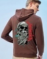 Shop Men's Brown Metallica Graphic Printed Hoodies-Front