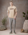 Shop Men's Brown Nomad Typography Oversized T-shirt