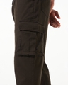 Shop Men's Brown Oversized Cargo Jogger Pants