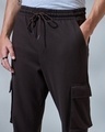 Shop Men's Brown Oversized Cargo Joggers