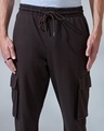 Shop Men's Brown Oversized Cargo Joggers