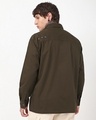 Shop Men's Brown Oversized Cargo Shirt-Design